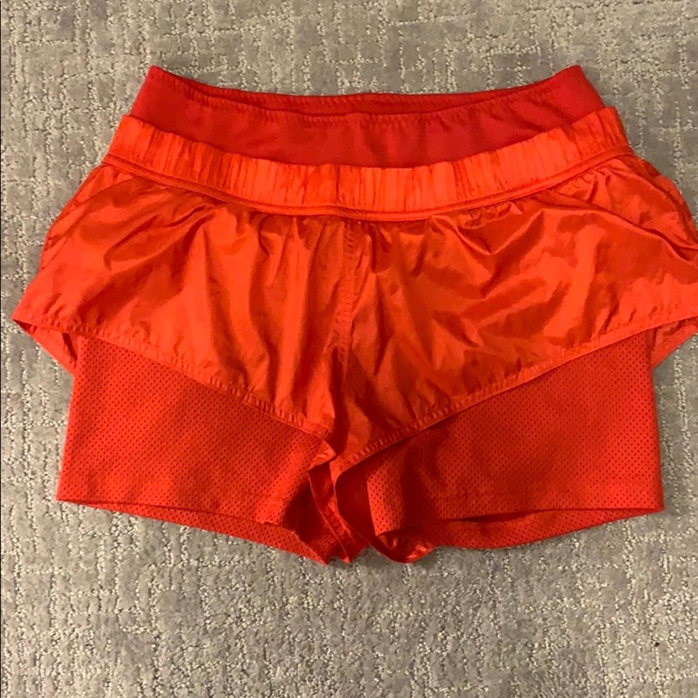 Stella McCartney red shorts